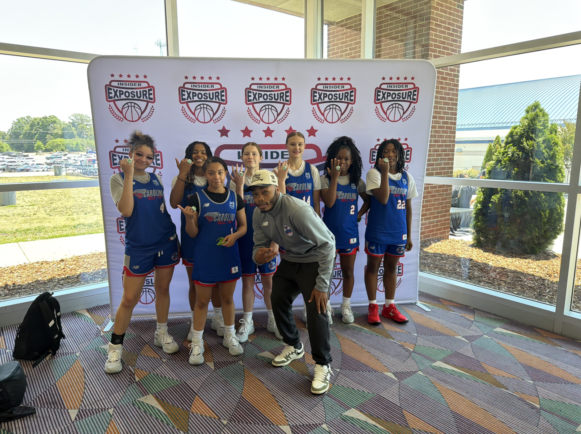 Carolina All In Jevon team photo